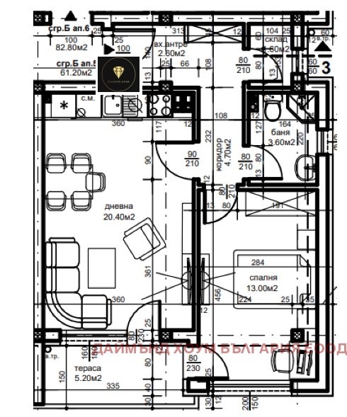 Продава  2-стаен град Пловдив , Беломорски , 70 кв.м | 86798402 - изображение [2]