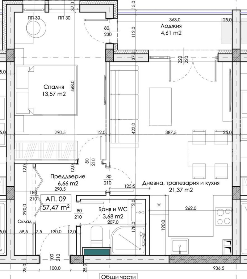 Продава 2-СТАЕН, гр. Пловдив, Беломорски, снимка 3 - Апартаменти - 53581596