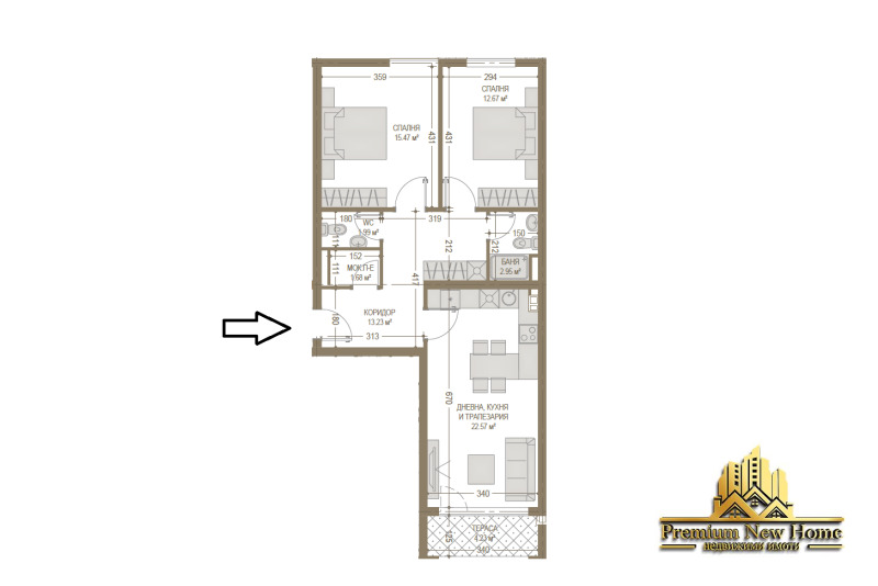 Продава 3-СТАЕН, гр. София, Люлин 4, снимка 2 - Aпартаменти - 47101909