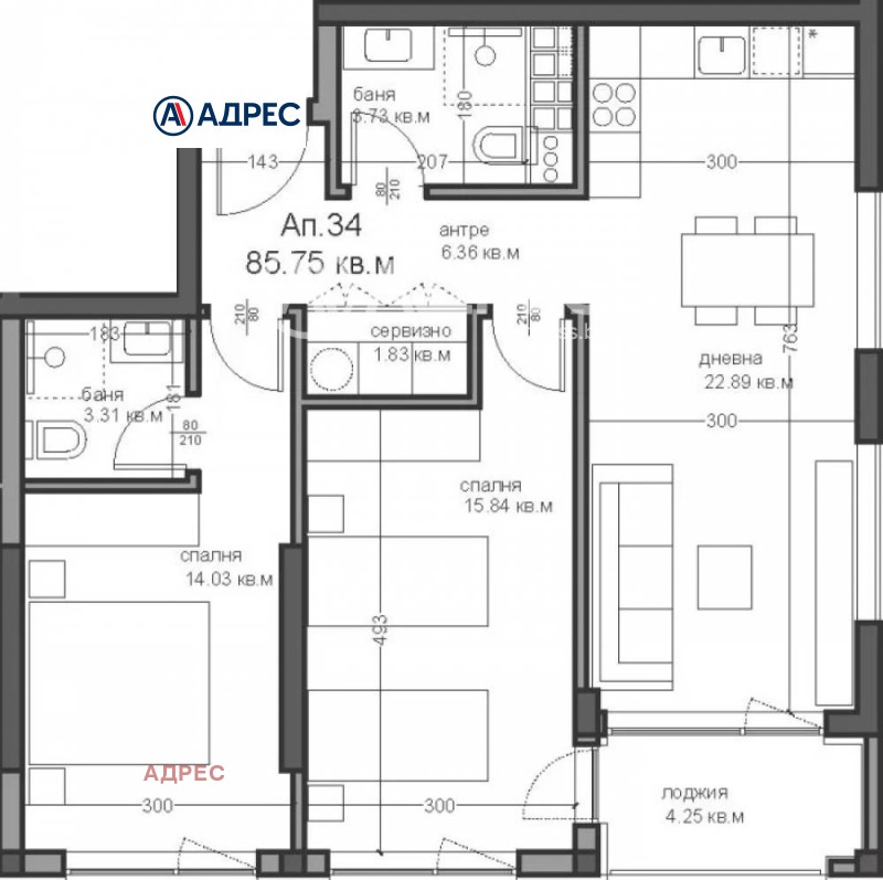 Продава  3-стаен град Варна , Аспарухово , 101 кв.м | 69824487 - изображение [4]