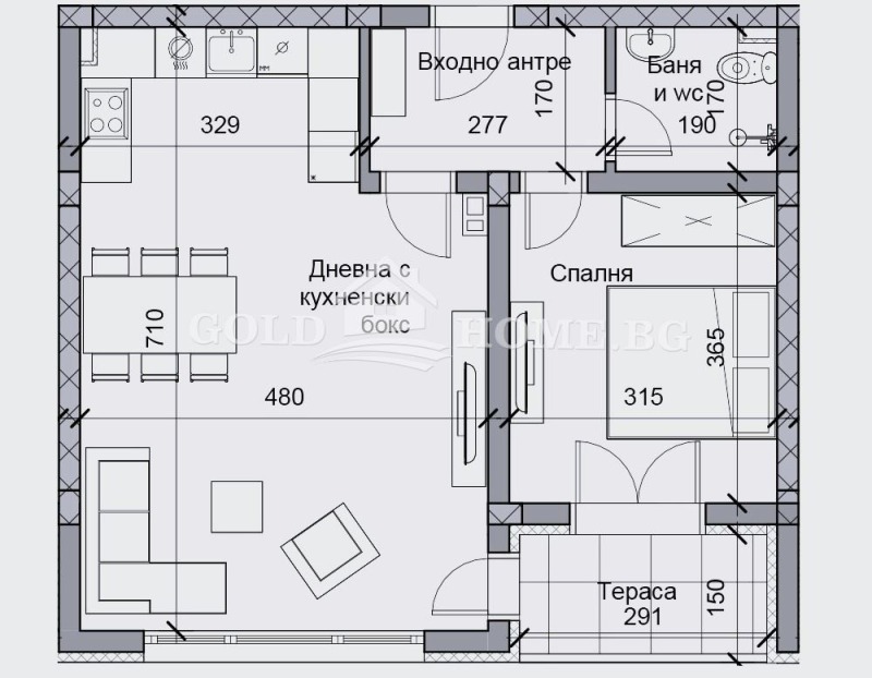 Продава 2-СТАЕН, гр. Пловдив, Беломорски, снимка 8 - Апартаменти - 53580658