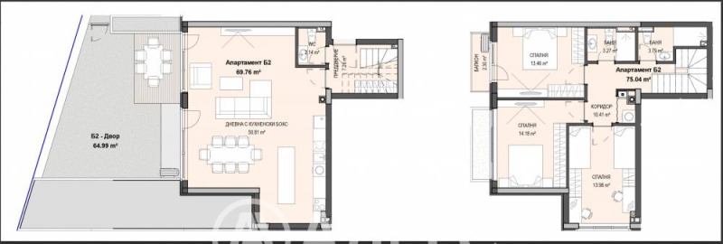 Продава 3-СТАЕН, гр. София, Кръстова вада, снимка 4 - Апартаменти - 52651563