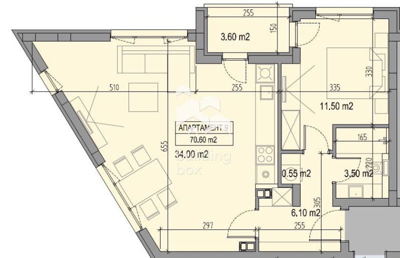 In vendita  1 camera da letto Sofia , Oborishte , 85 mq | 65998665 - Immagine [4]