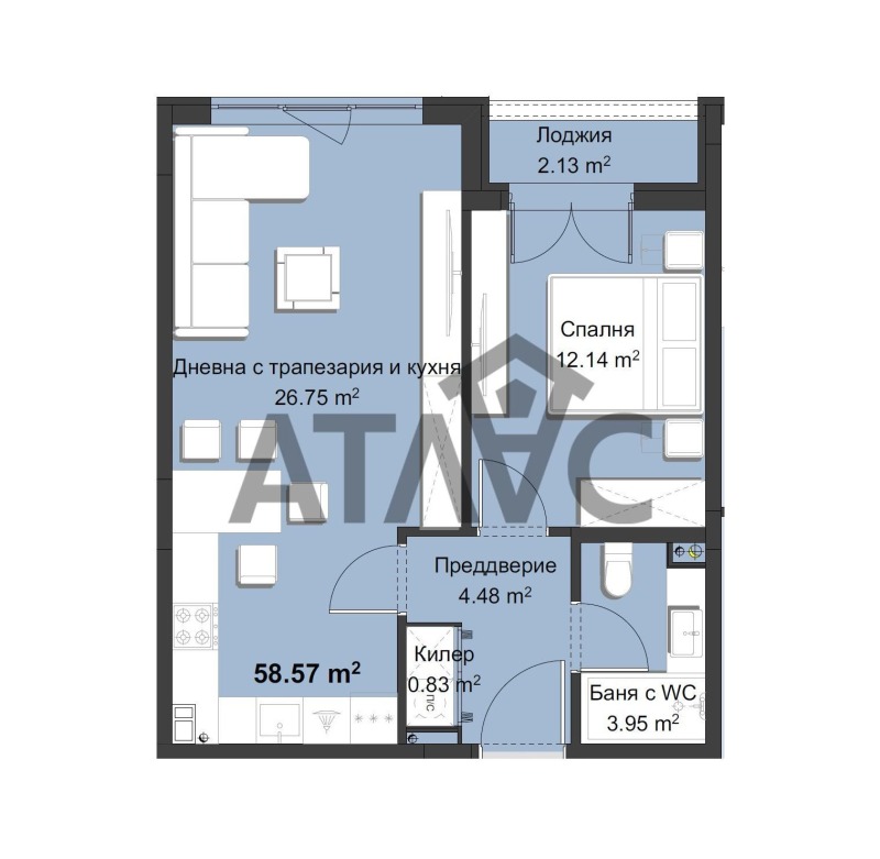 Продава 2-СТАЕН, гр. Пловдив, Христо Смирненски, снимка 1 - Aпартаменти - 47548948