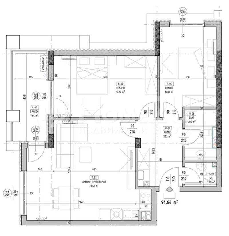 Продава 3-СТАЕН, гр. София, Малинова долина, снимка 8 - Aпартаменти - 47529818