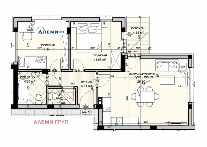 Продава 3-СТАЕН, гр. Варна, Виница, снимка 4 - Aпартаменти - 49189917