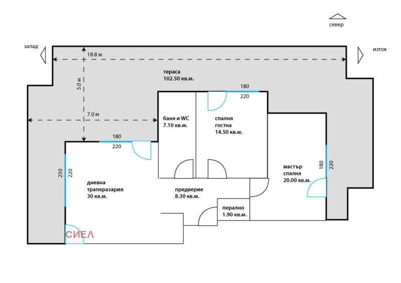 Продава 3-СТАЕН, гр. Пловдив, Отдих и култура, снимка 12 - Апартаменти - 53102467