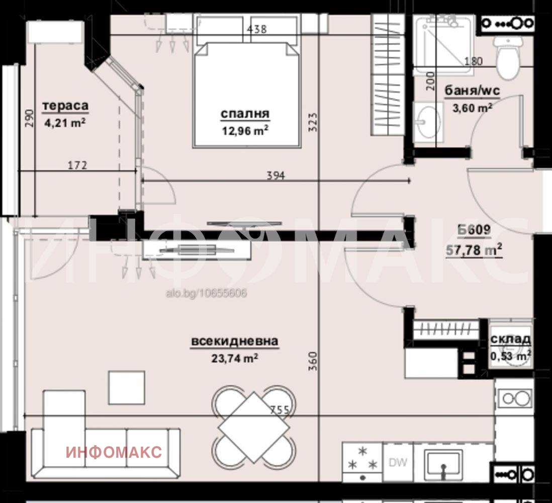 Продава 2-СТАЕН, гр. Бургас, област Бургас
