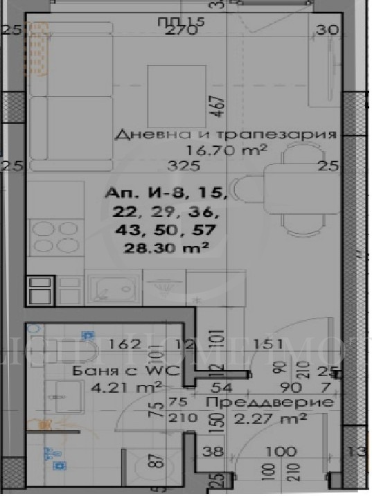 De vânzare  Studio Plovdiv , Iujen , 36 mp | 46139031 - imagine [5]