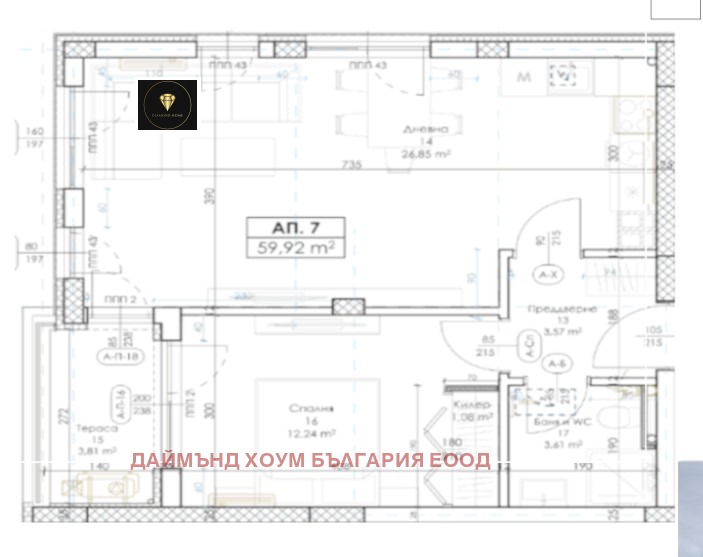 Продава 2-СТАЕН, гр. Пловдив, Беломорски, снимка 2 - Aпартаменти - 47420723