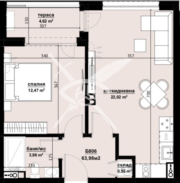 Na sprzedaż  1 sypialnia Burgas , Izgrew , 63 mkw | 69485875 - obraz [2]