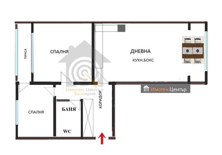 Продава 2-СТАЕН, гр. София, Дружба 1