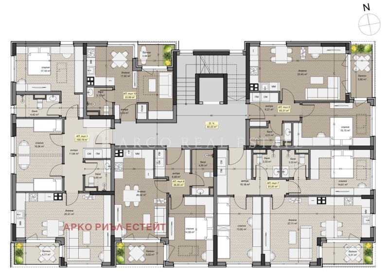Продава 2-СТАЕН, гр. София, Левски Г, снимка 2 - Апартаменти - 53486102
