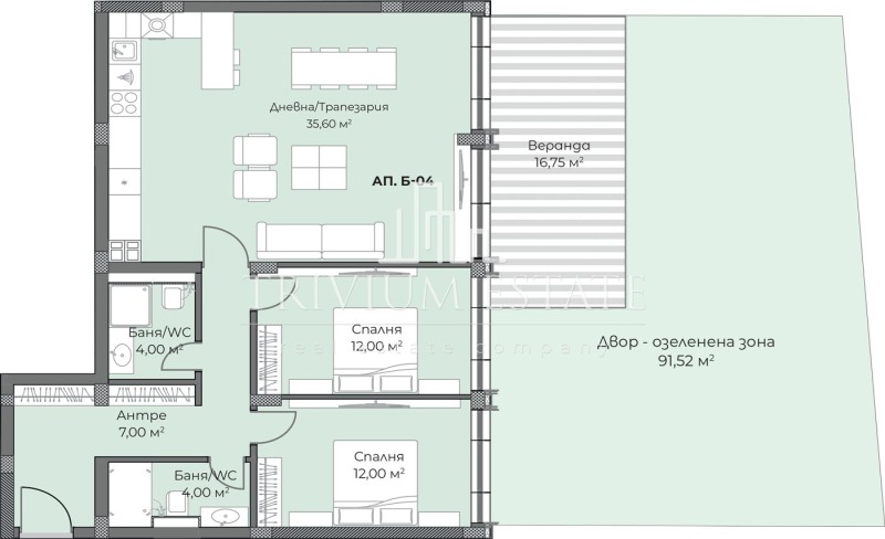 Продава 3-СТАЕН, гр. Пловдив, Христо Смирненски, снимка 2 - Aпартаменти - 48025525