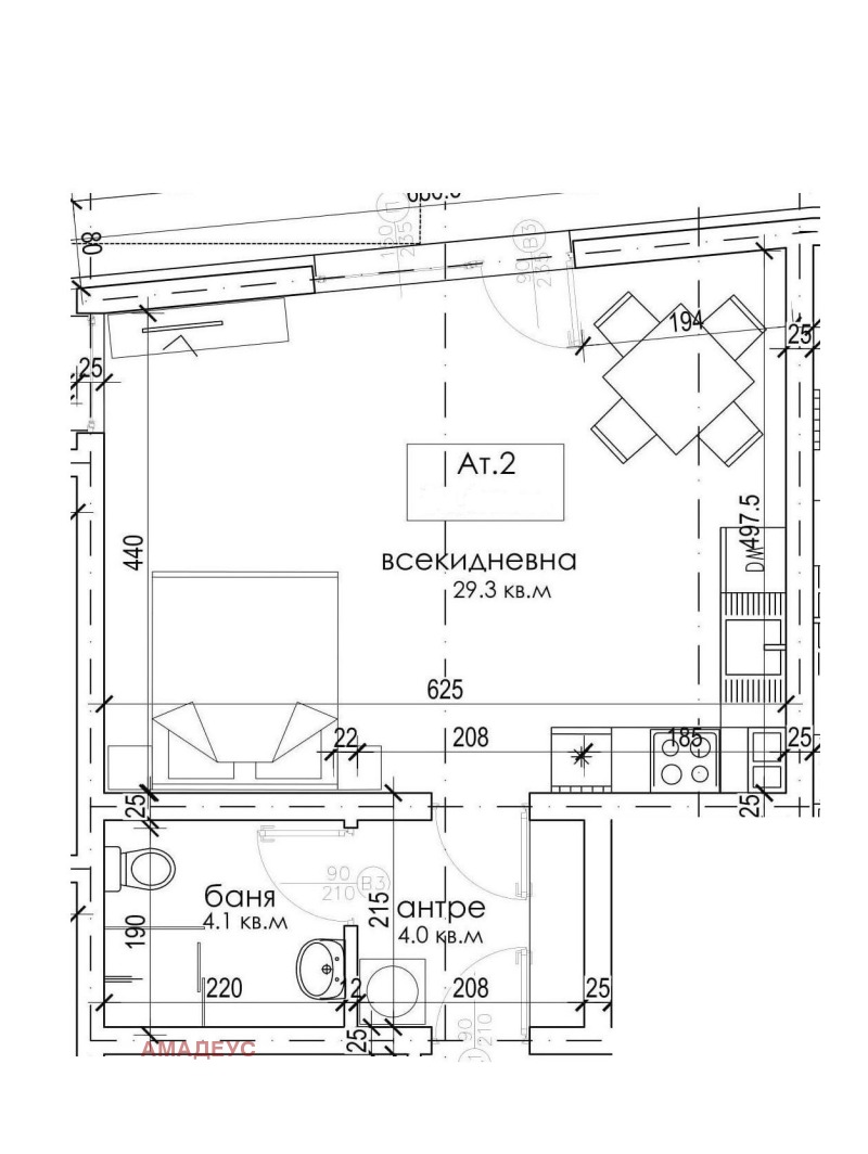 Продава  1-стаен град София , Овча купел , 48 кв.м | 59893455 - изображение [2]