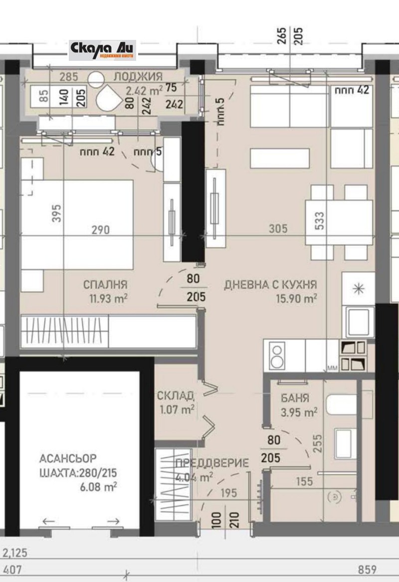 Продава 2-СТАЕН, гр. София, Банишора, снимка 2 - Апартаменти - 52709587