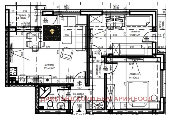 For Sale  2 bedroom Plovdiv , Belomorski , 95 sq.m | 71116382 - image [2]