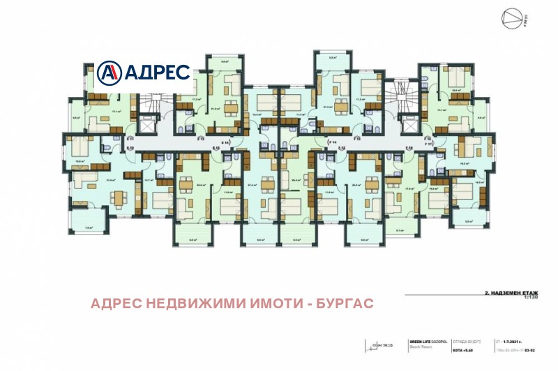 Na prodej  2 ložnice oblast Burgas , Sozopol , 74 m2 | 99549942 - obraz [2]
