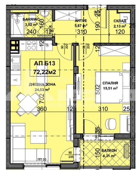 Продава 3-СТАЕН, гр. Пловдив, Остромила, снимка 2 - Aпартаменти - 48385404