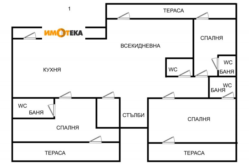 Продава МНОГОСТАЕН, гр. Варна, Базар Левски, снимка 4 - Aпартаменти - 37142052