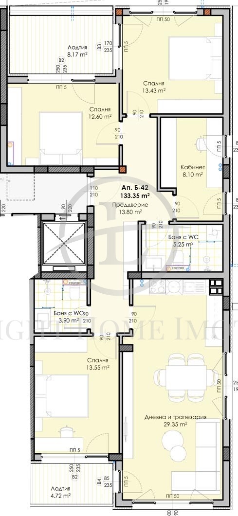 Na prodej  3+ ložnice Plovdiv , Gagarin , 155 m2 | 22789197 - obraz [5]