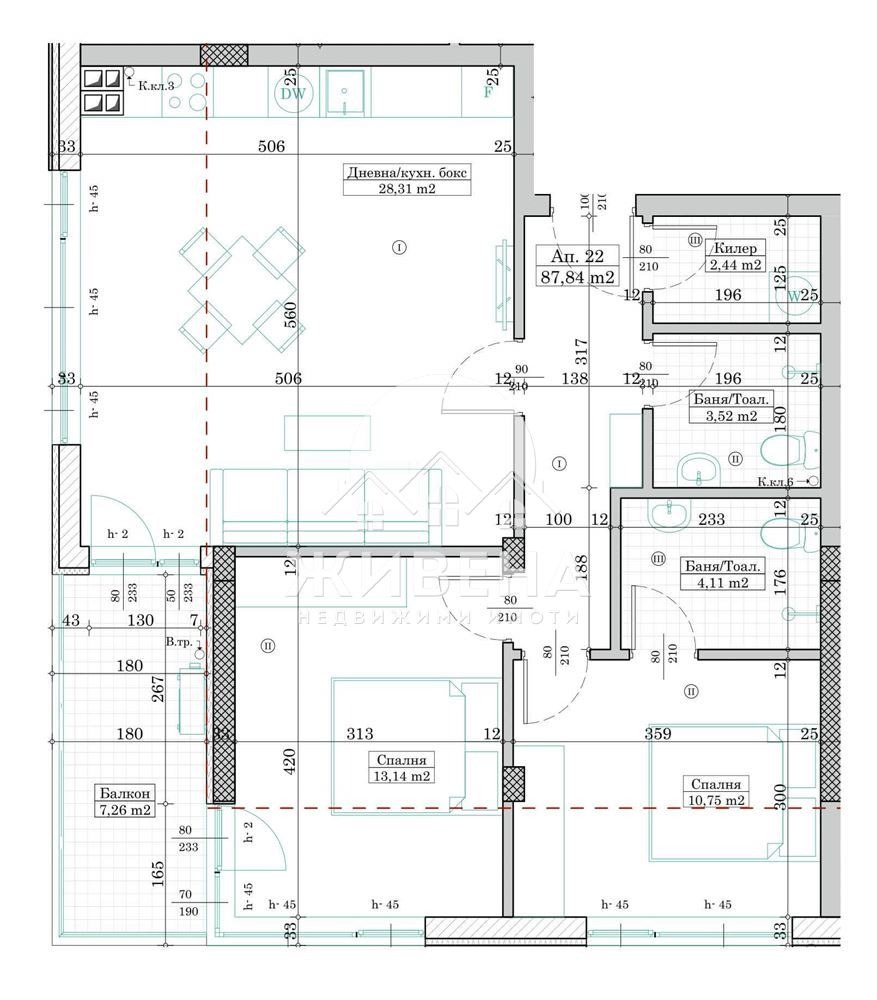 Продава 3-СТАЕН, гр. Варна, Левски 1, снимка 3 - Апартаменти - 55588692