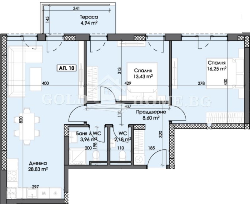 Продава 3-СТАЕН, гр. Пловдив, Тракия, снимка 9 - Апартаменти - 53535901