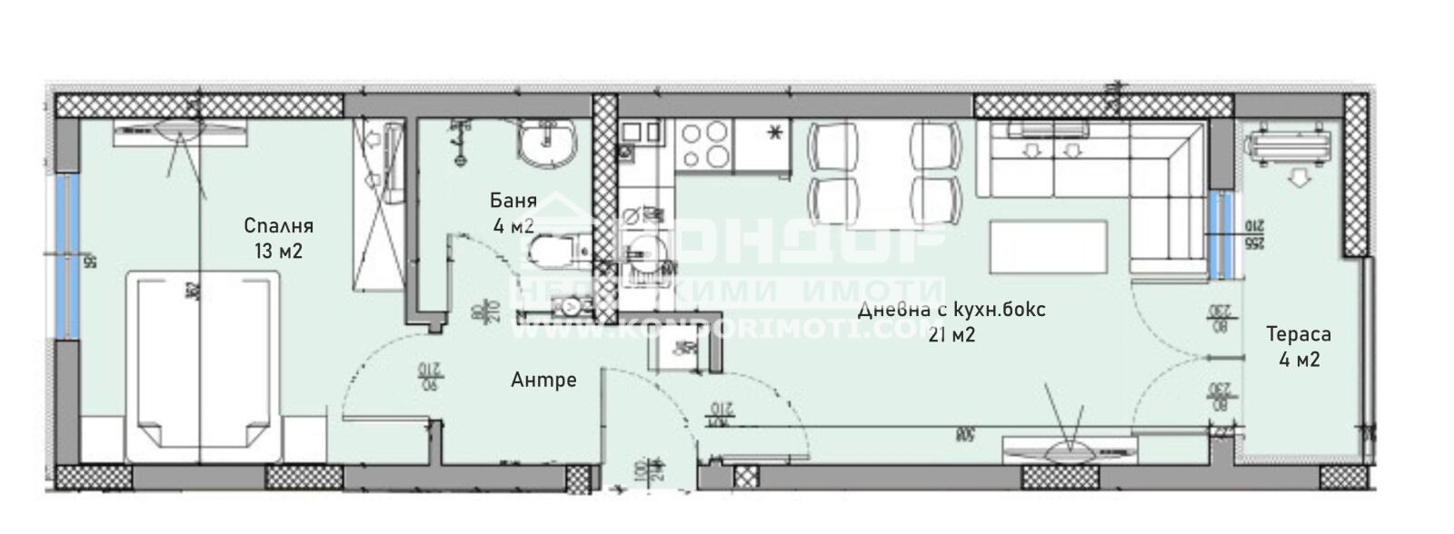 Продава 2-СТАЕН, гр. Пловдив, Кючук Париж, снимка 4 - Апартаменти - 55204132