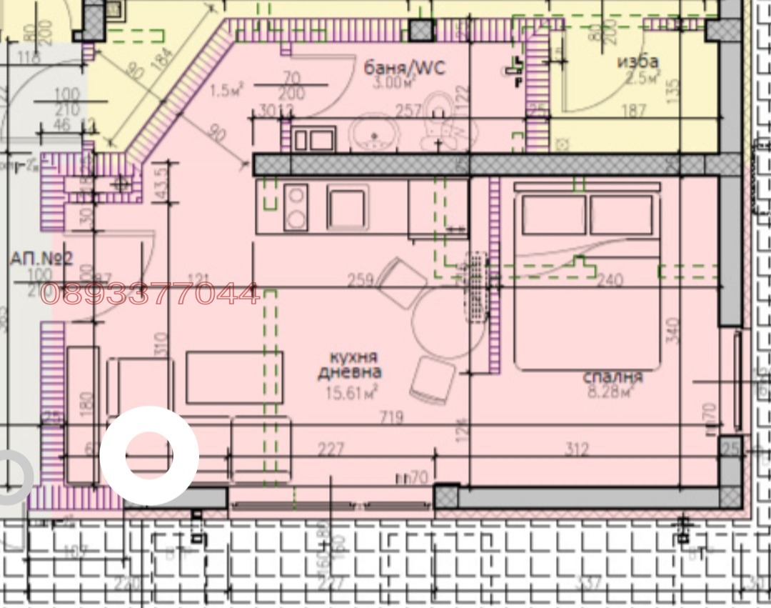 Продава 2-СТАЕН, гр. Варна, м-т Манастирски рид, снимка 7 - Апартаменти - 55559263