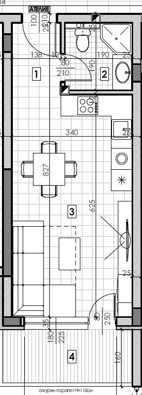 Продава 1-СТАЕН, гр. Шумен, Пазара, снимка 3 - Апартаменти - 53537538