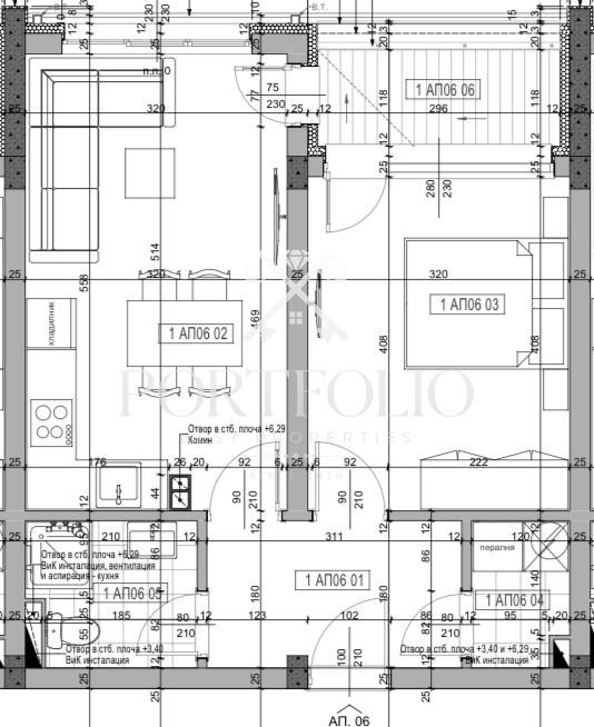 Till salu  1 sovrum region Burgas , Pomorie , 65 kvm | 55006735 - bild [2]