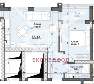 À vendre  1 chambre Plovdiv , Karchiyaka , 67 m² | 74092382