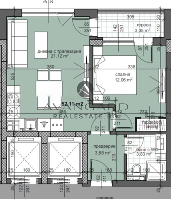 Продава 2-СТАЕН, гр. Пловдив, Тракия, снимка 3 - Апартаменти - 52376385