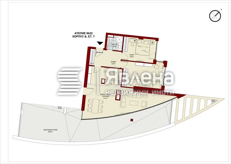 En venta  2 dormitorios Sofia , Serdika , 181 metros cuadrados | 62856055