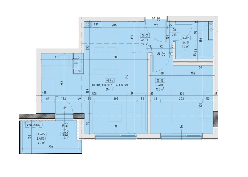 Na sprzedaż  1 sypialnia Sofia , Malinowa dolina , 60 mkw | 61266171