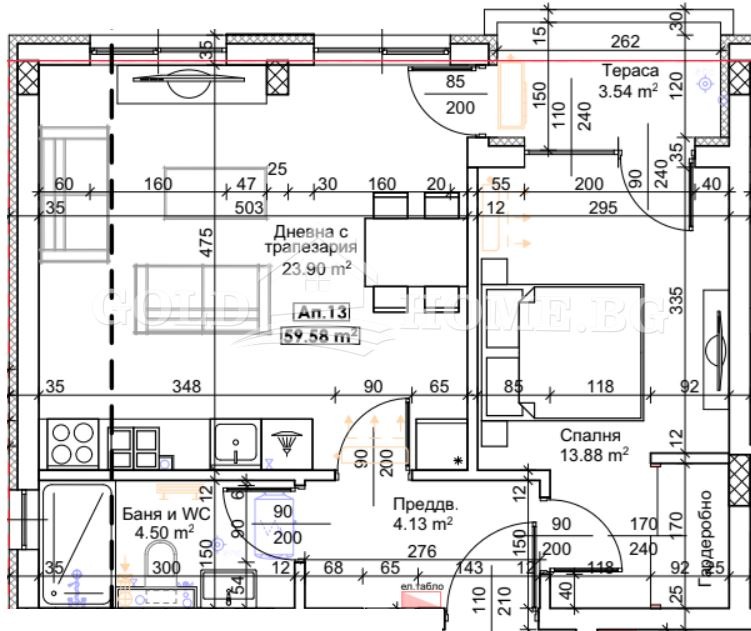 Na prodej  1 ložnice Plovdiv , Trakija , 69 m2 | 48674002 - obraz [2]