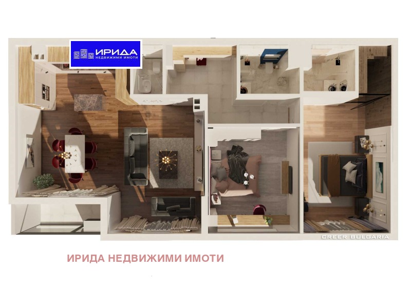 На продаж  2 спальні София , Кръстова вада , 128 кв.м | 64897942