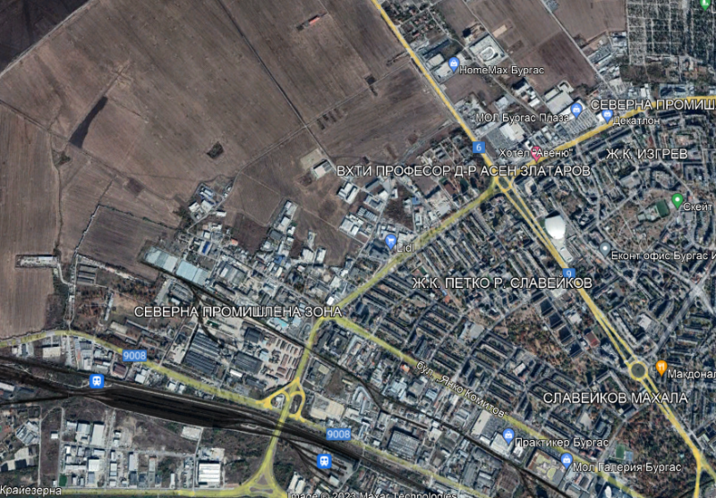 Продава ПАРЦЕЛ в град Бургас, Промишлена зона - Север - 6000 кв.м / При запитване, ФРИЙ ЛАНД БЪЛГАРИЯ