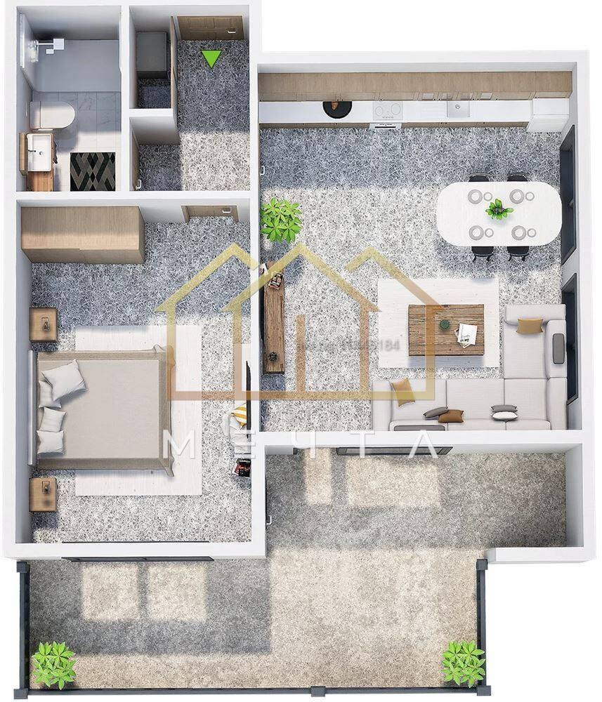 Продава 2-СТАЕН, гр. Пловдив, Христо Смирненски, снимка 3 - Апартаменти - 56218086