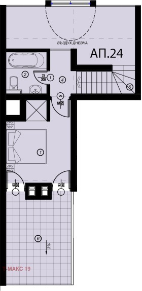 2 slaapkamers Manastirski livadi, Sofia 2