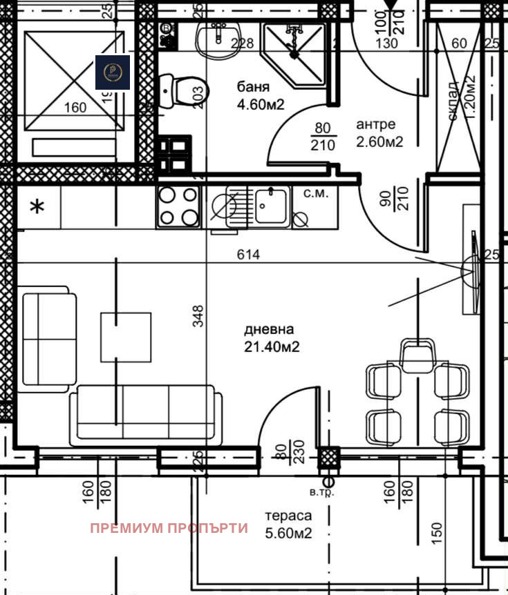 For Sale  Studio Plovdiv , Belomorski , 47 sq.m | 76270441