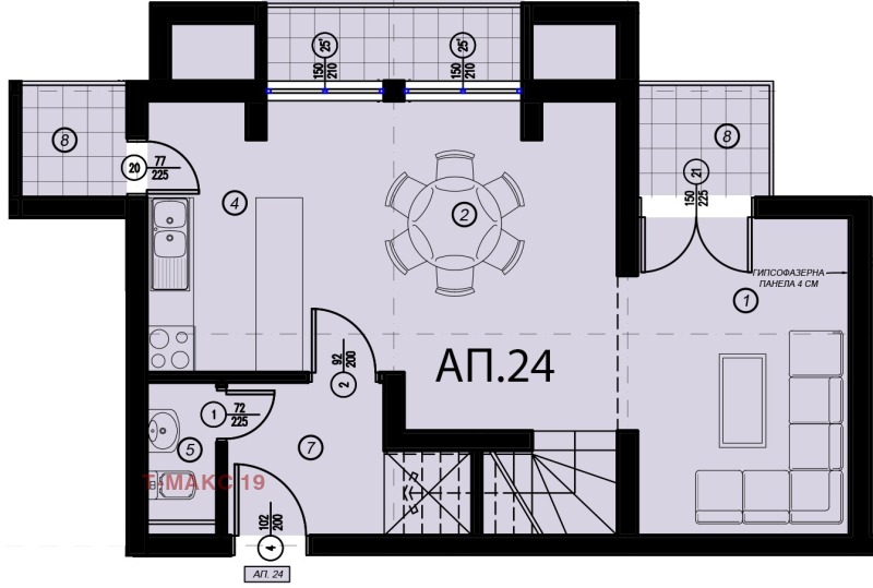 Продава 3-СТАЕН, гр. София, Манастирски ливади, снимка 1 - Aпартаменти - 49088413