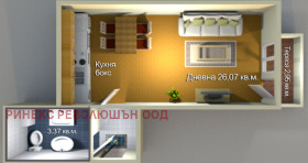 Продажба на едностайни апартаменти в град Бургас — страница 3 - изображение 9 