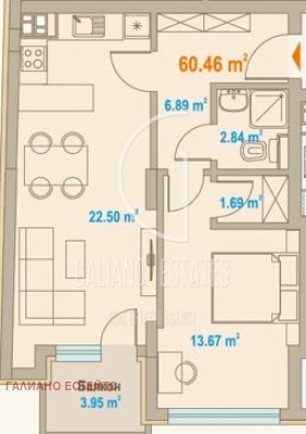 Продава 2-СТАЕН, гр. София, Зона Б-19, снимка 4