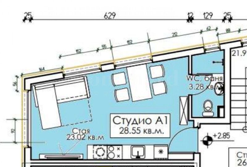 Продава  1-стаен област Бургас , гр. Созопол , 35 кв.м | 40146668 - изображение [2]