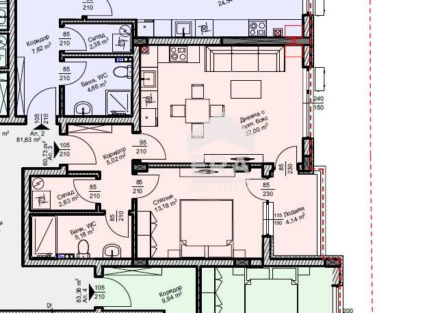 Продава 2-СТАЕН, гр. Велико Търново, Зона Б, снимка 4 - Aпартаменти - 48233434