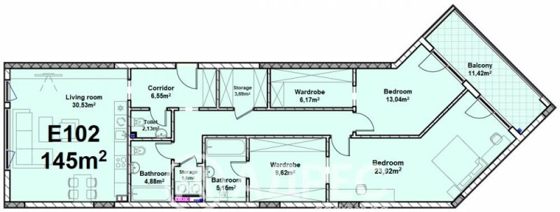 Продава 3-СТАЕН, гр. София, Полигона, снимка 4 - Апартаменти - 52439250