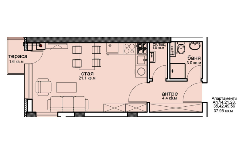 Продава  1-стаен град София , Витоша , 47 кв.м | 81524522 - изображение [8]