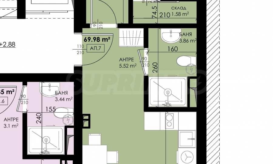 Продава 2-СТАЕН, гр. Созопол, област Бургас, снимка 3 - Апартаменти - 54051376