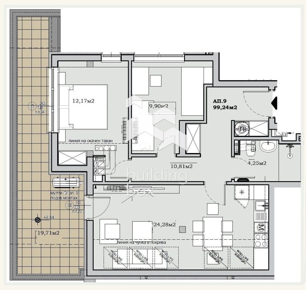 Продава 3-СТАЕН, гр. София, Сухата река, снимка 2 - Апартаменти - 53948752